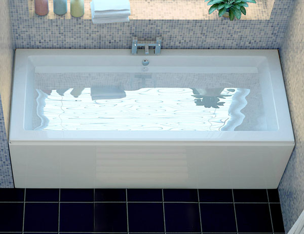 Click here to view / buy the Berg Cubic Straight Double Ended Bath